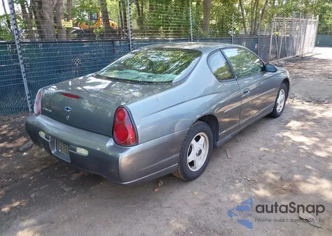 2004 Chevrolet Monte Carlo Ls из США, поврежденный, VIN 2G1WW12E549314304